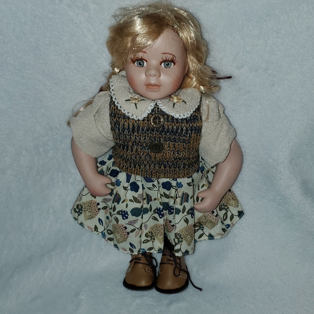 Vintage Porcelain European Doll German?